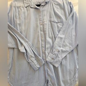 Aerie Soft Blue Casual Shirt